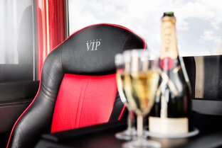 Le champagne est prêt dans la gondole VIP. | © Pedro Rodrigues